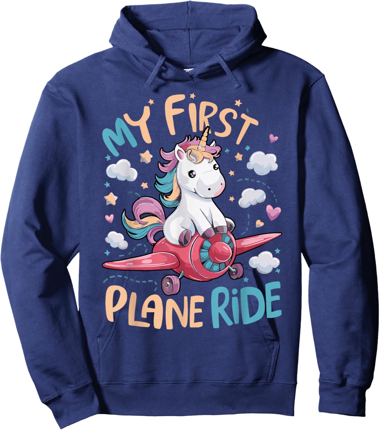 My First Plane Ride Hoodie - Hoodie | Navy