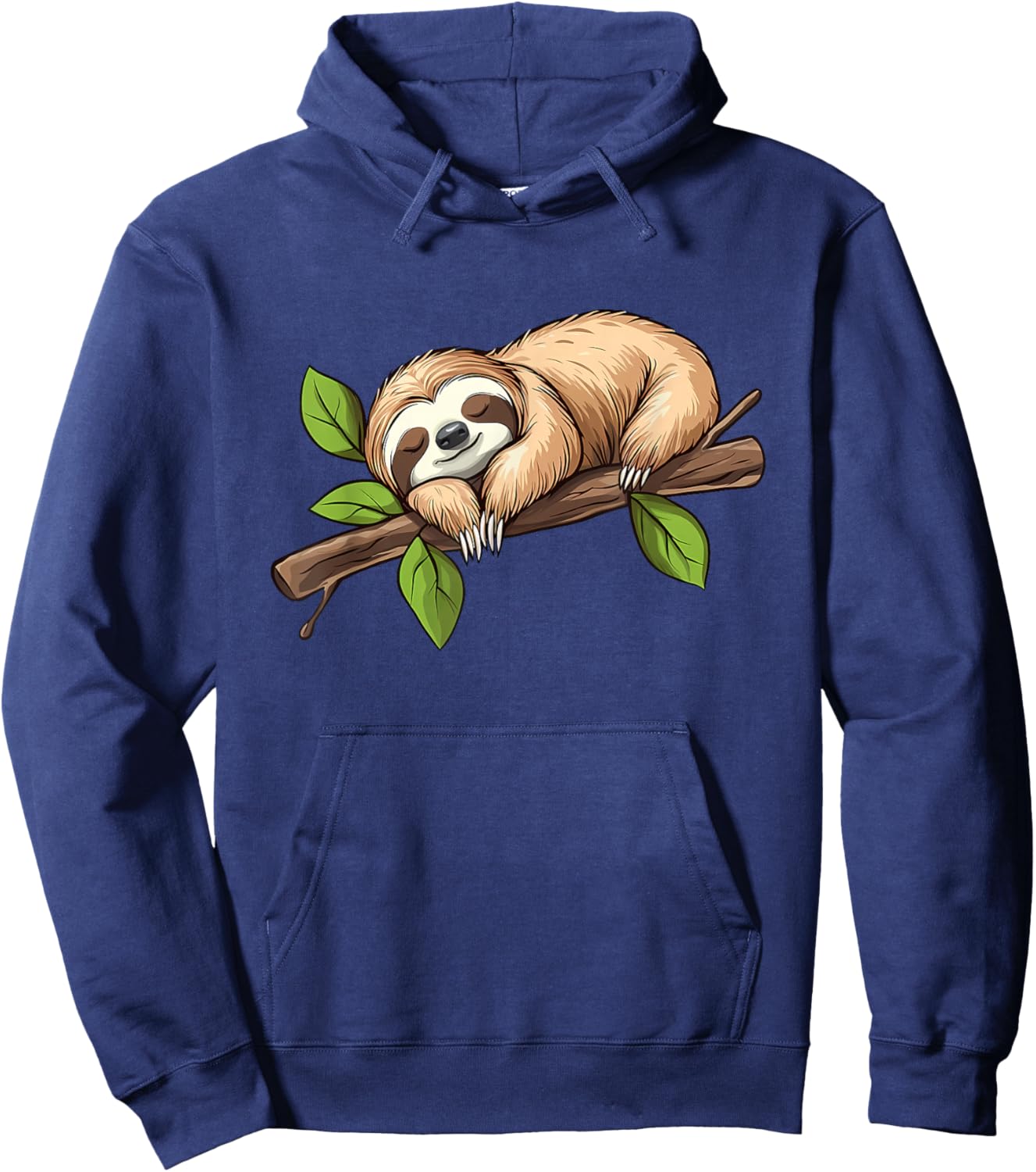 Funny Lazy Sloth Hoodie - Hoodie | Navy