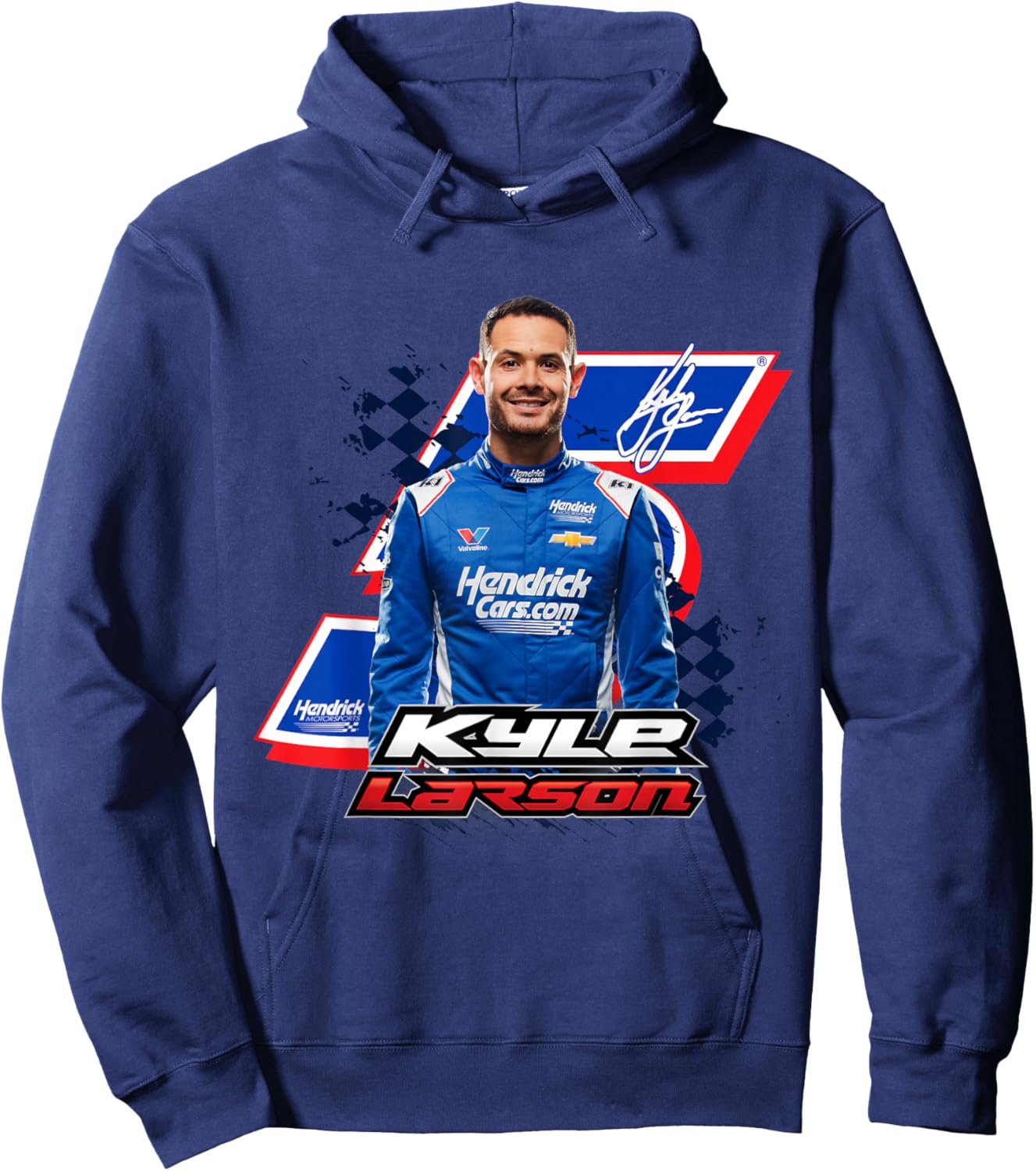 Kyle Larson 5 Racing Fan Graphic Hoodie - Hoodie | Navy