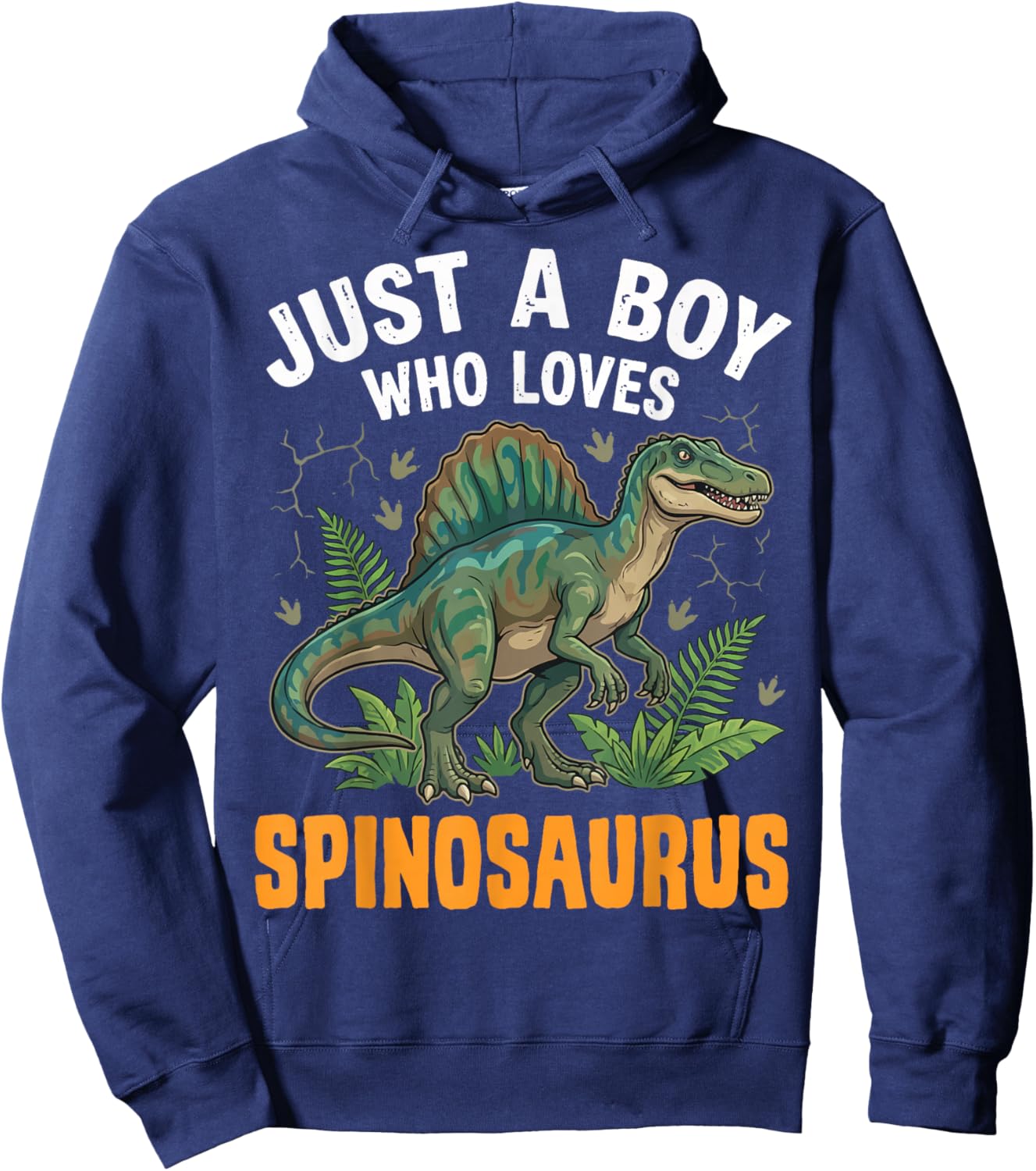Just A Boy Who Loves Spinosaurus Hoodie - Hoodie | Navy