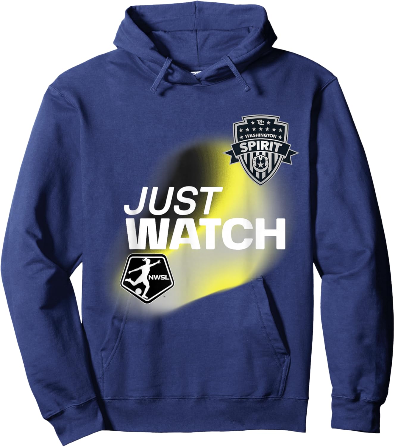 Officially Licensed Washington Spirit FC Just Watch NWSL Hoodie - Hoodie | Navy