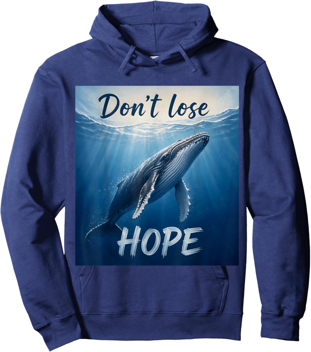 Buckelwal Hope Timmy Wal Rettung Ostsee Meer Motiv Hoodie - Hoodie | Navy