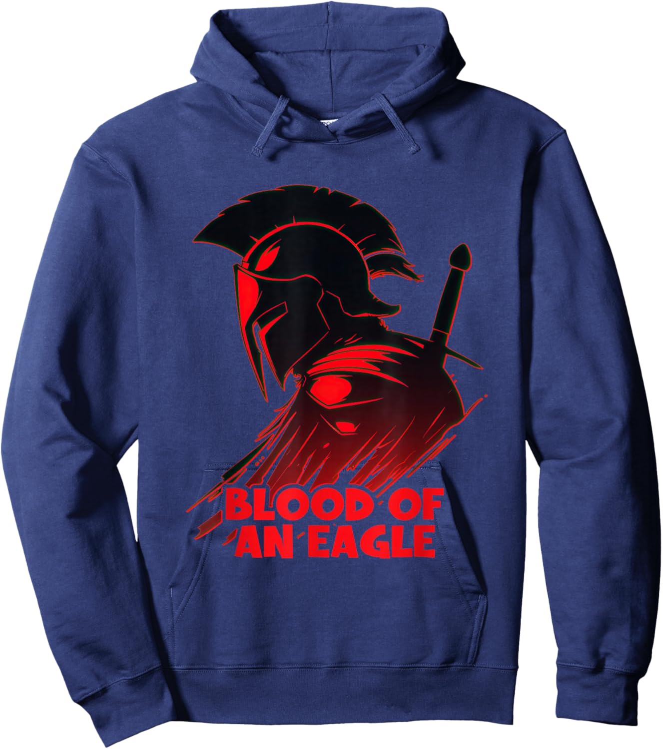 Skanderbeg Albania and Kosovo flag for a proud Albanian , Small, Black Hoodie - Hoodie | Navy