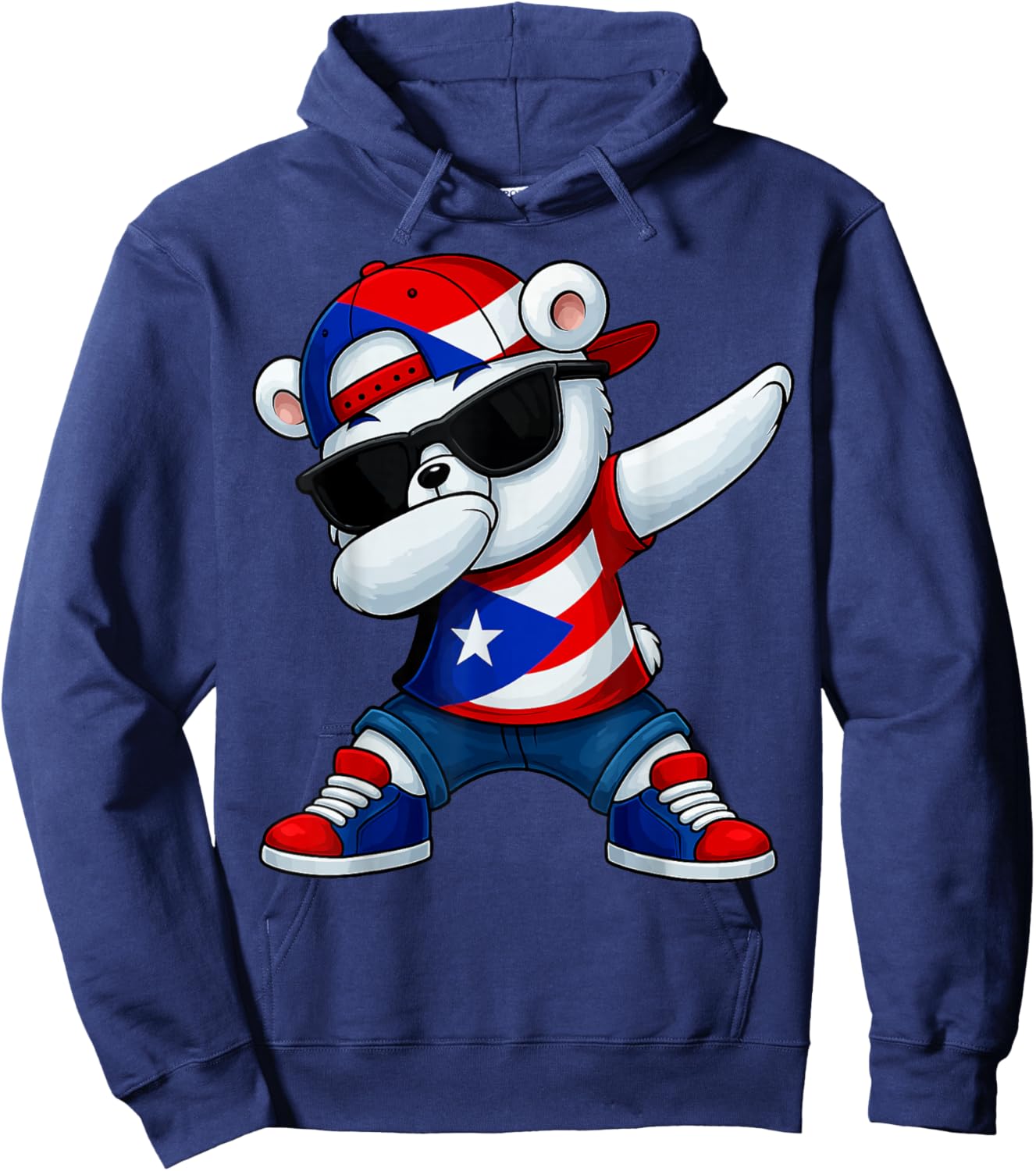Puerto Rican Hispanic Heritage Puerto Rico 2025 Kids Boys Hoodie - Hoodie | Navy