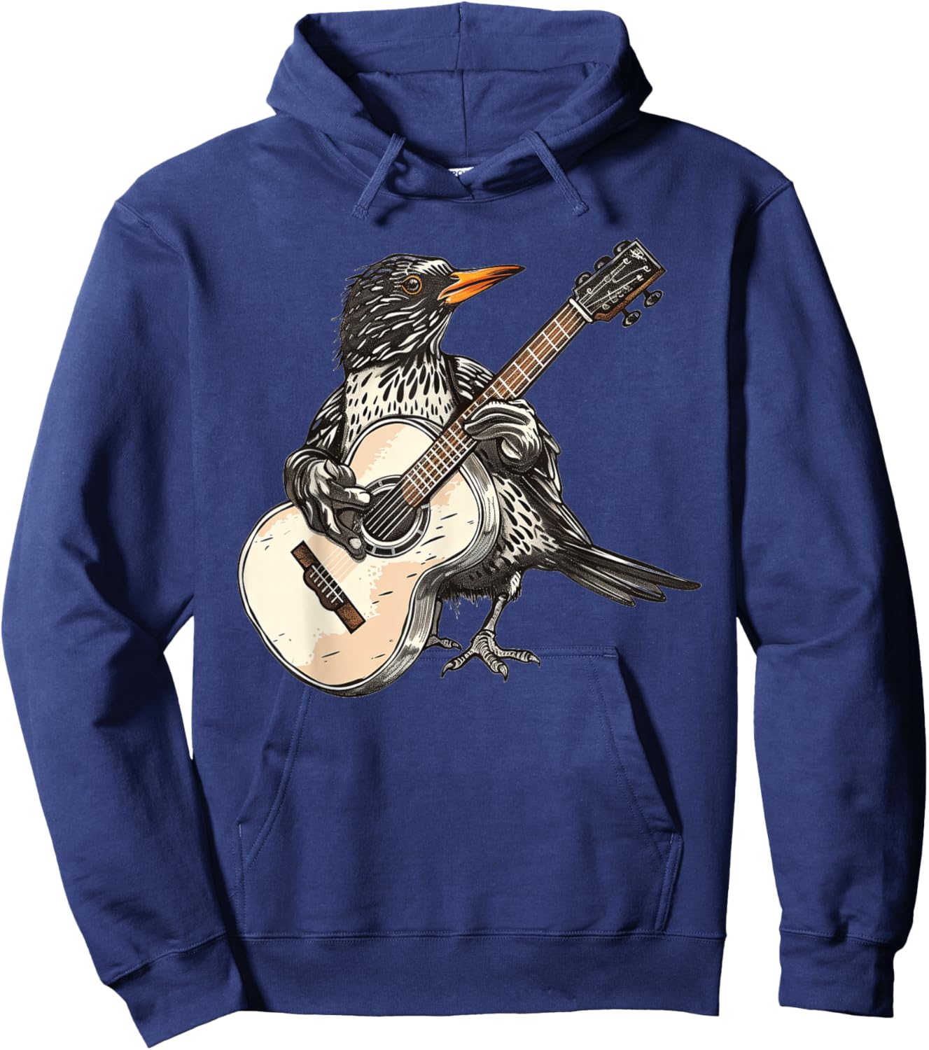 Starling Playing The Guitar Hoodie - Hoodie | Navy