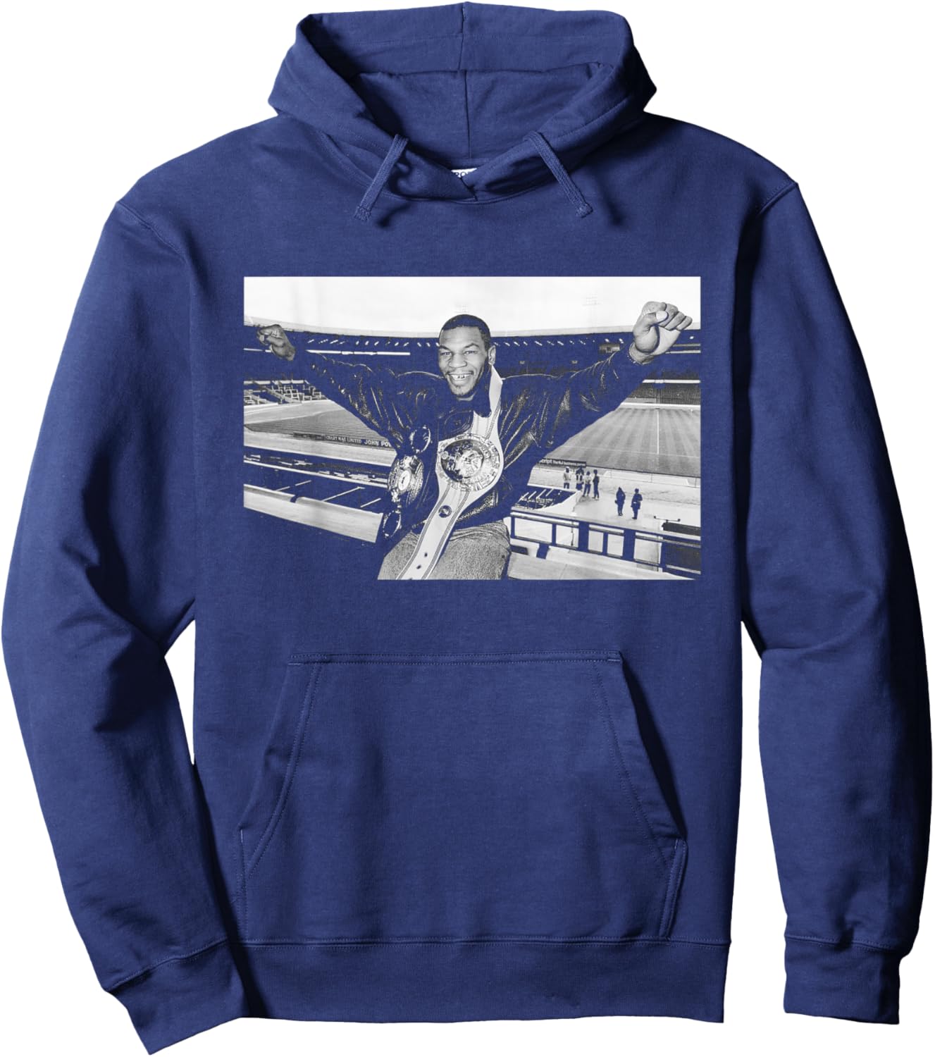 Mike Tyson Heavyweight Boxing World Champion At Wembley 1987 Hoodie - Hoodie | Navy