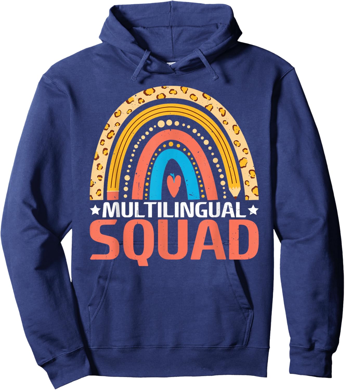 Multilingual Squad Hoodie - Hoodie | Navy