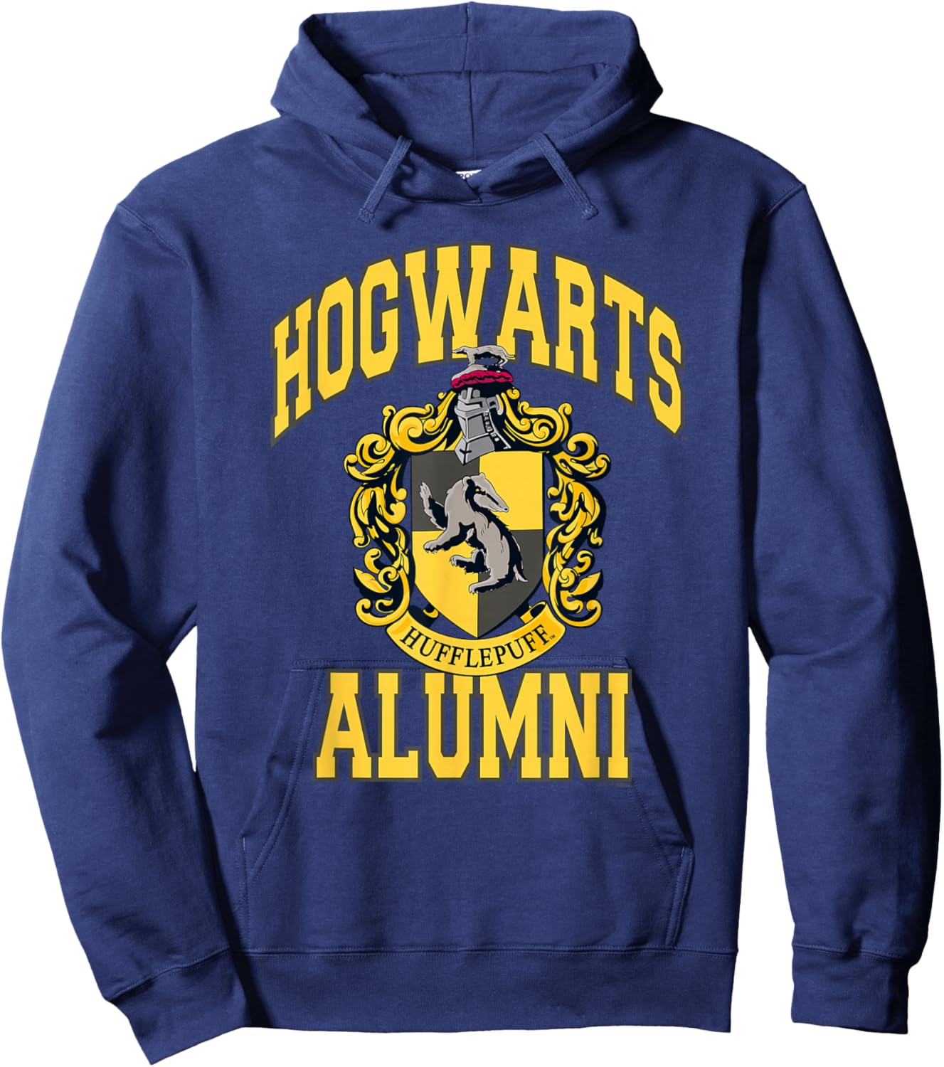 Harry Potter Hogwarts Hufflepuff Alumni Hoodie - Hoodie | Navy