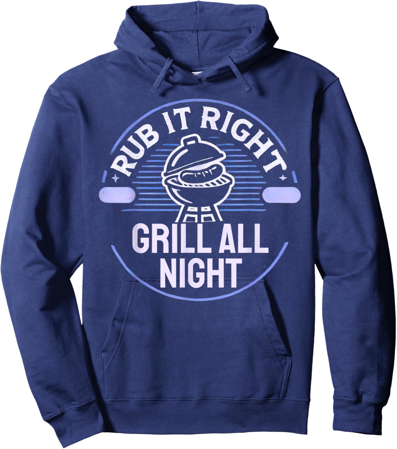 Funny BBQ Smoker Meat Smoking Tools Grilling Barbecue Hoodie - Hoodie | Navy