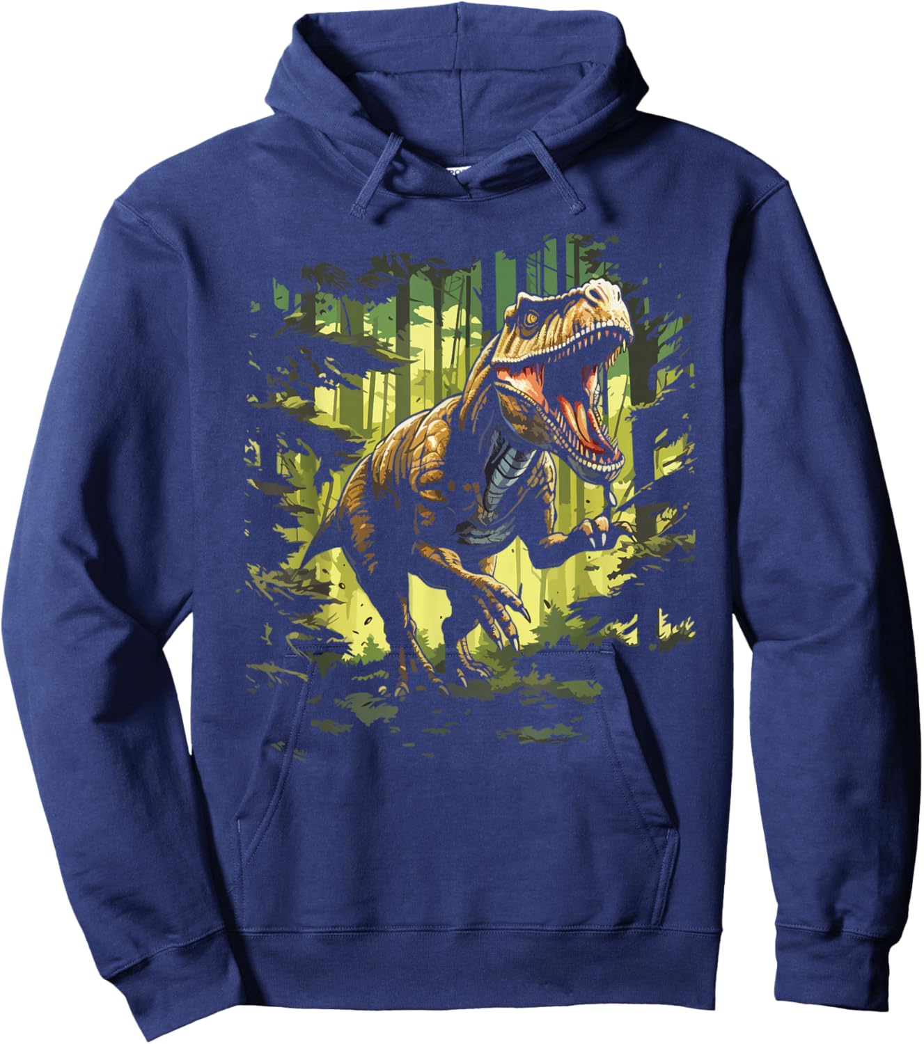 T-Rex For Kids Realistic Tyrannosaurus Rex Dinosaur Hoodie - Hoodie | Navy