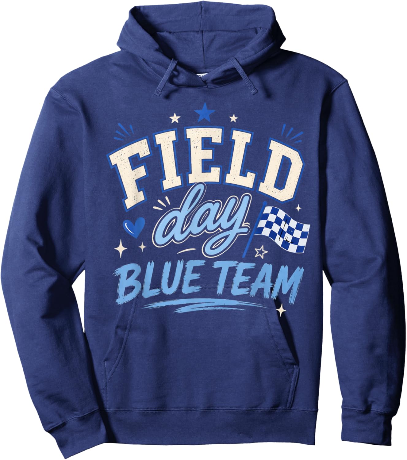 Field Day 2026 Blue Team Field Trip Color Team Teacher Hoodie - Hoodie | Navy