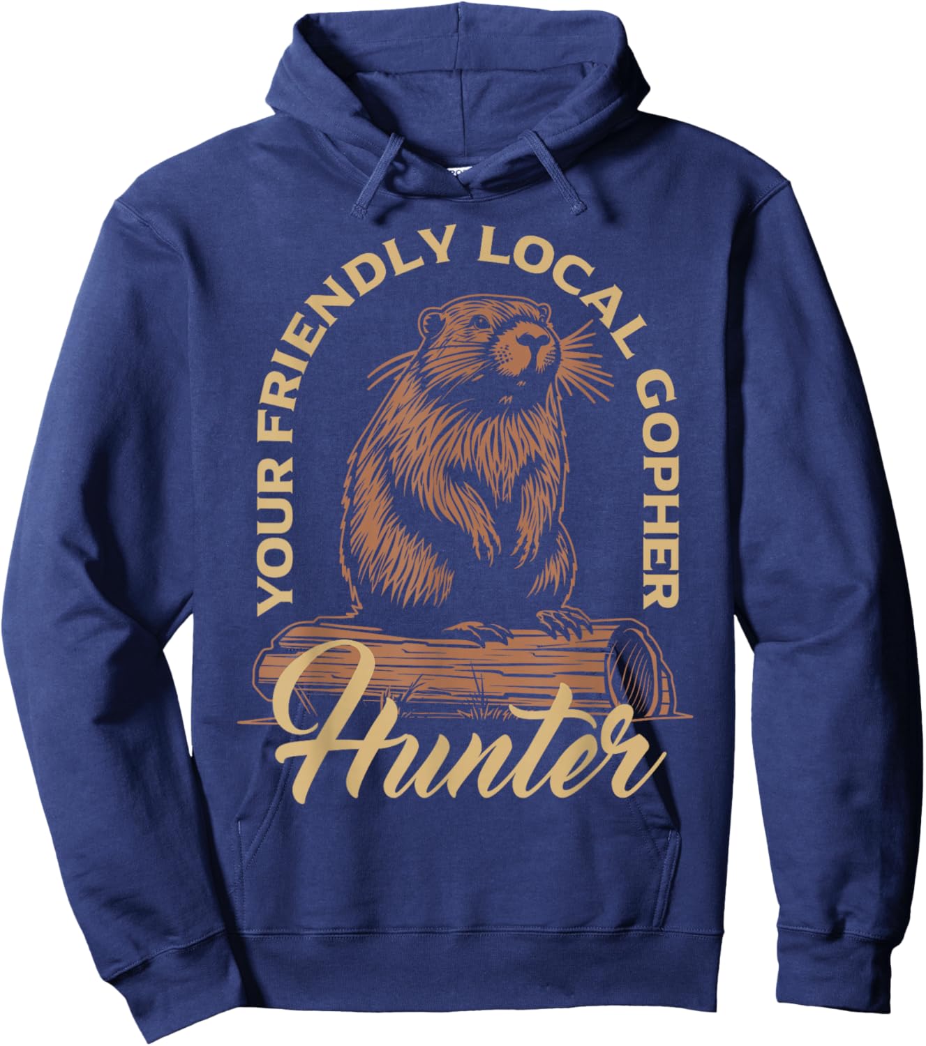 Gopher Hunter Gear Equipment Essentials Gopher Slayer Hoodie - Hoodie | Navy