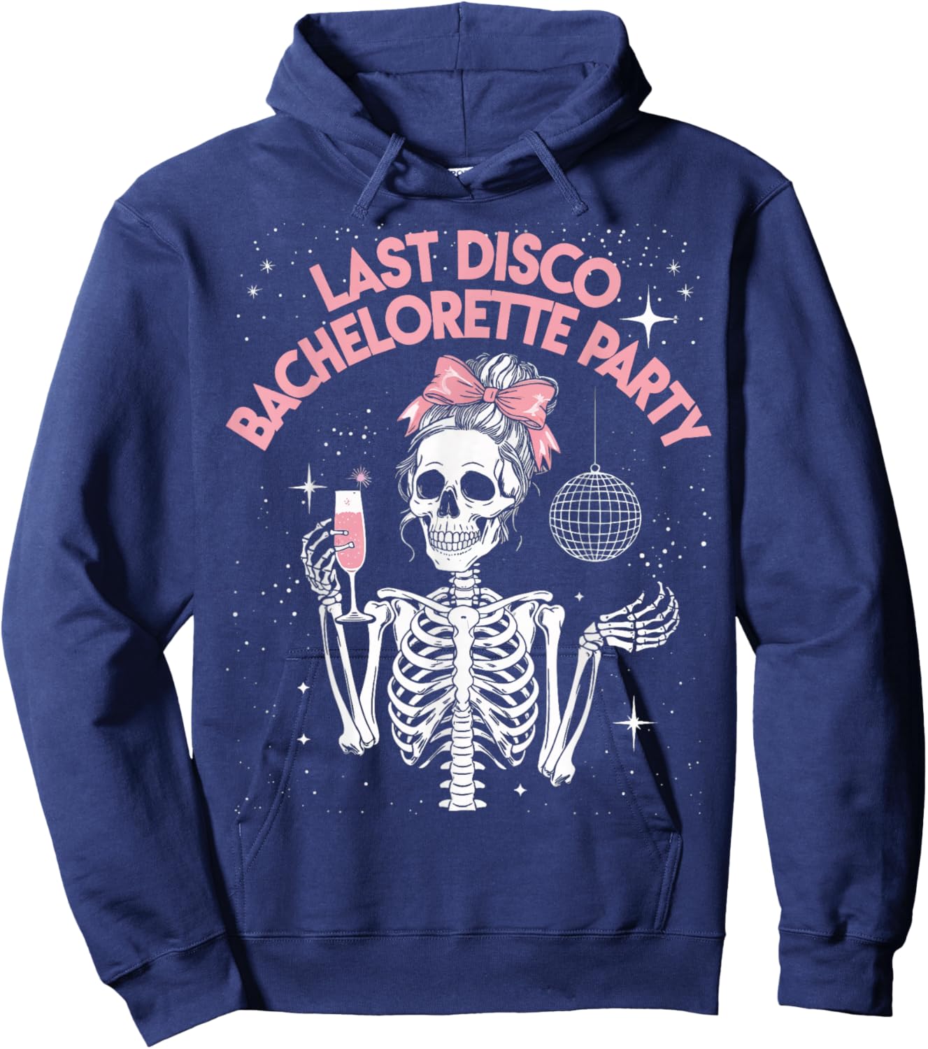 Last Disco Bachelorette Party Hoodie - Hoodie | Navy