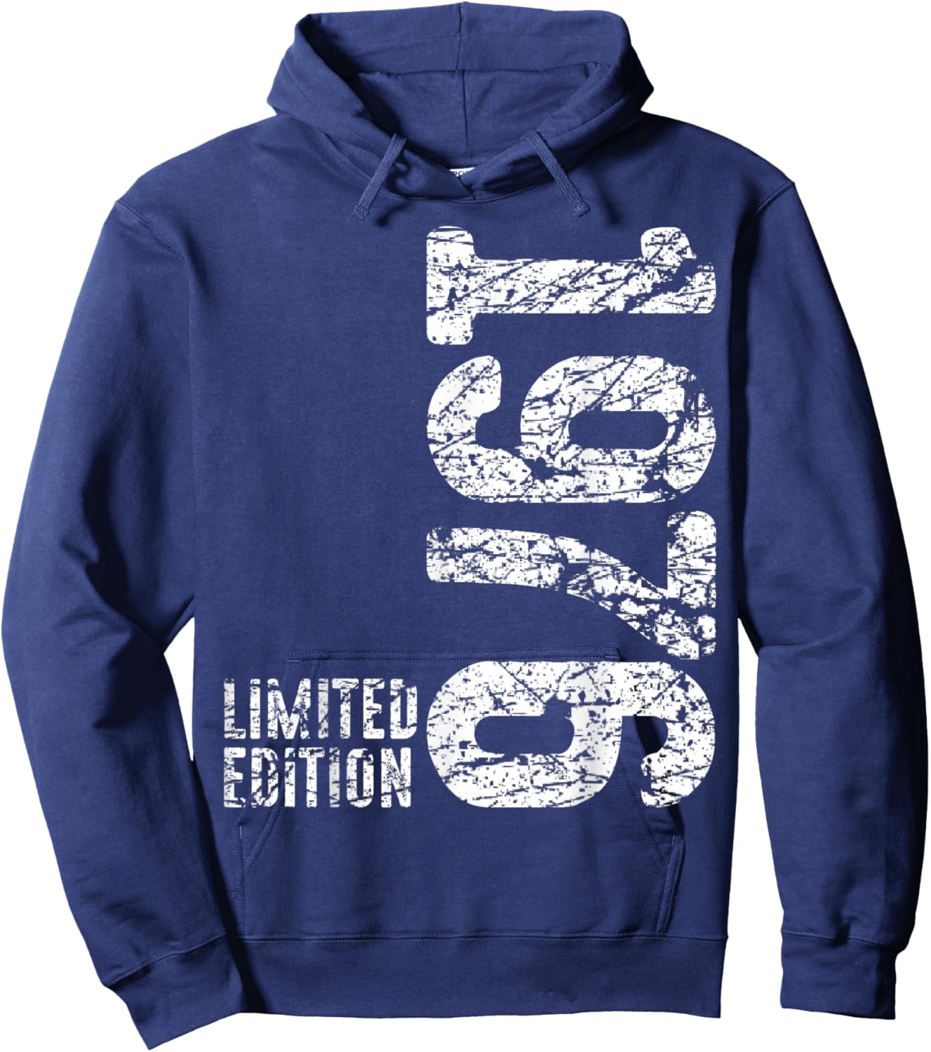 50th Birthday Man Woman 50 Years 1976 Funny Gift Hoodie - Hoodie | Navy