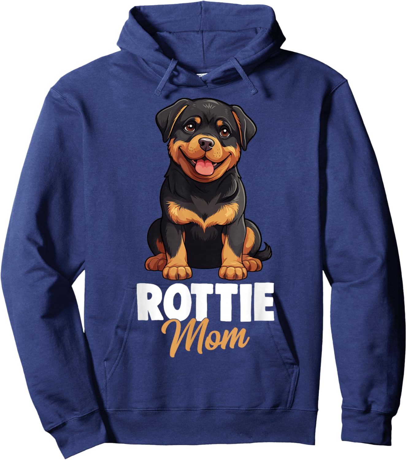 Rottie Mom Rottweiler Dog Hoodie - Hoodie | Navy