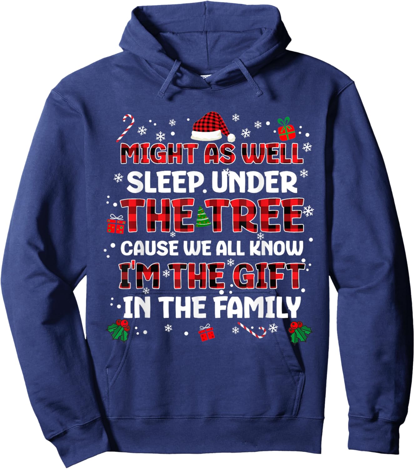 Humour Christmas Favorite Person Family Funny Christmas Hoodie - Hoodie | Navy