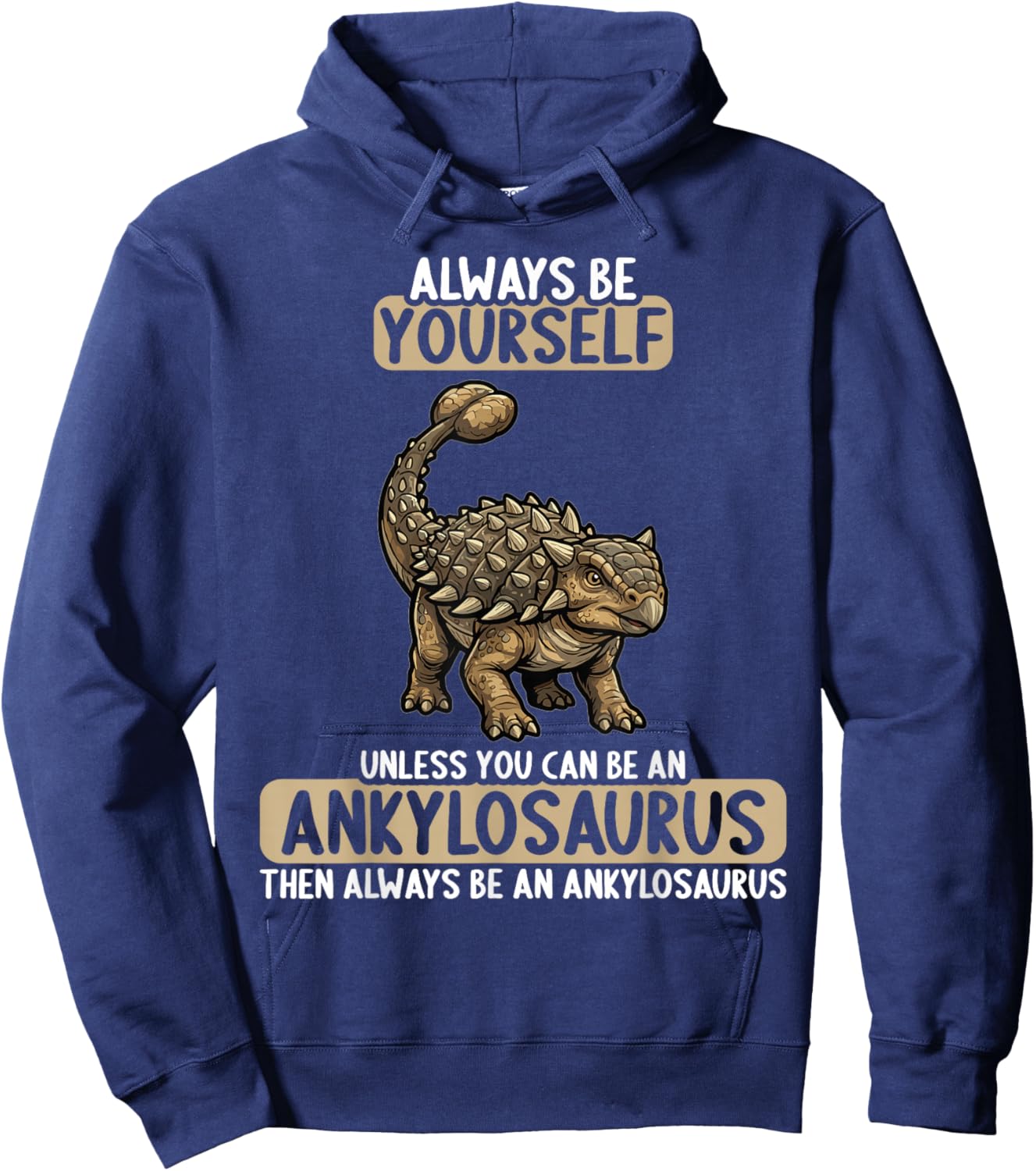 Ankylosauruses Ankylosaurus Hoodie - Hoodie | Navy