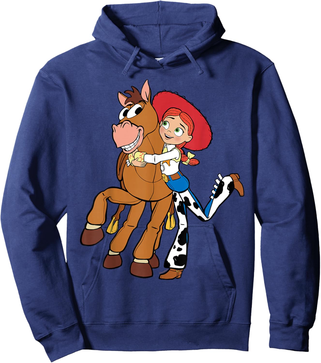Disney and Pixar's Toy Story 5 Sheriff Jessie & Bullseye Hug Hoodie - Hoodie | Navy