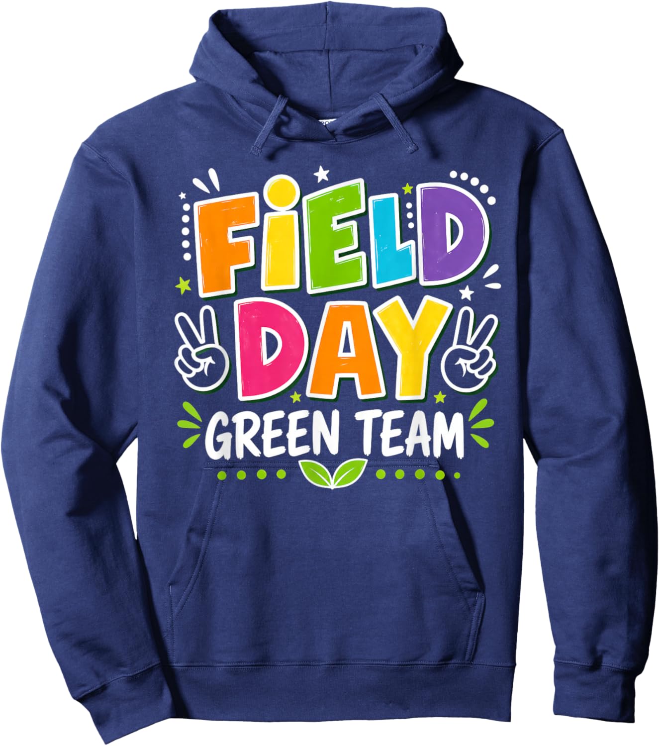 Field Day Green Team Field Day Games Hoodie - Hoodie | Navy