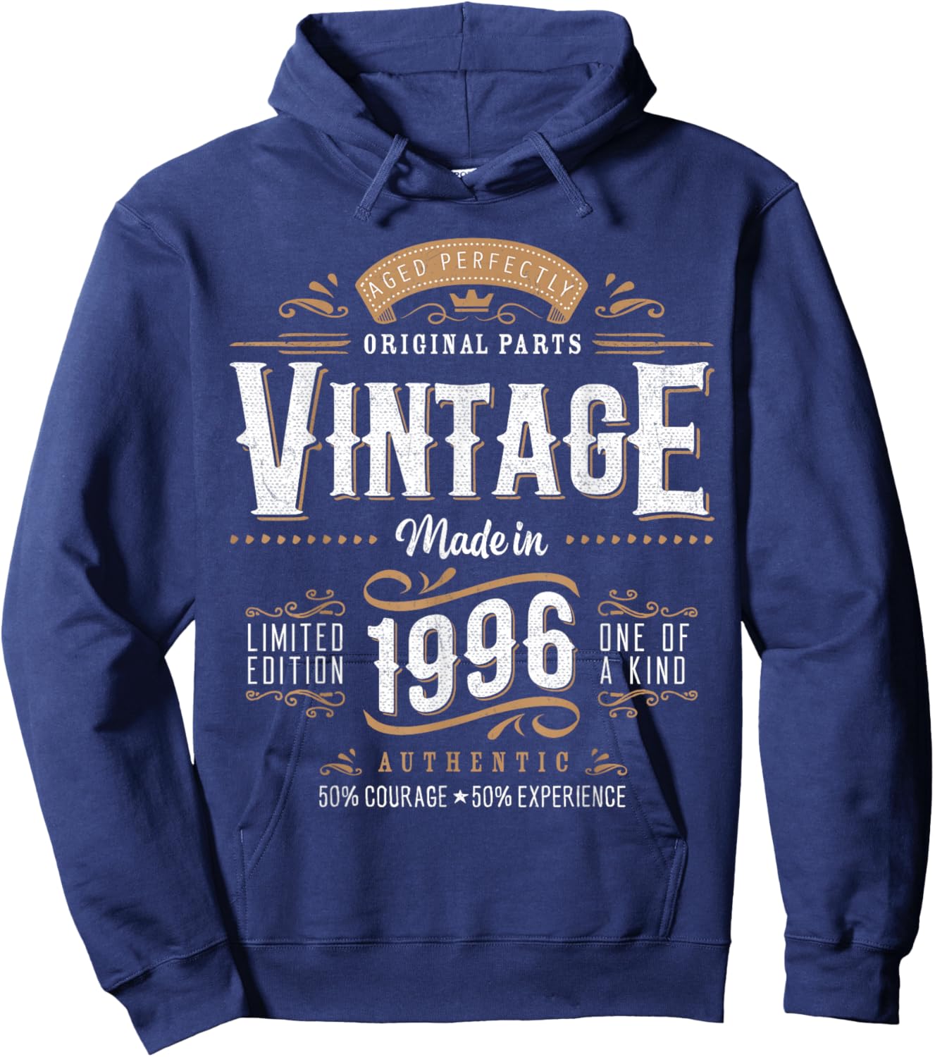 Vintage 1996 Dual Sided 30th Birthday 30 Years Old Hoodie - Hoodie | Navy