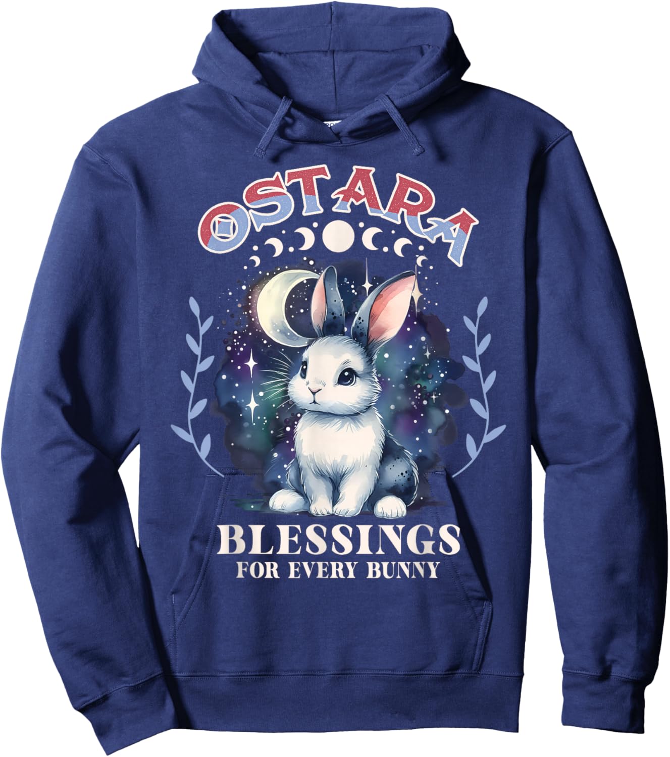 Ostara Spring Festival Ostara Blessings For Every Bunny Hoodie - Hoodie | Navy