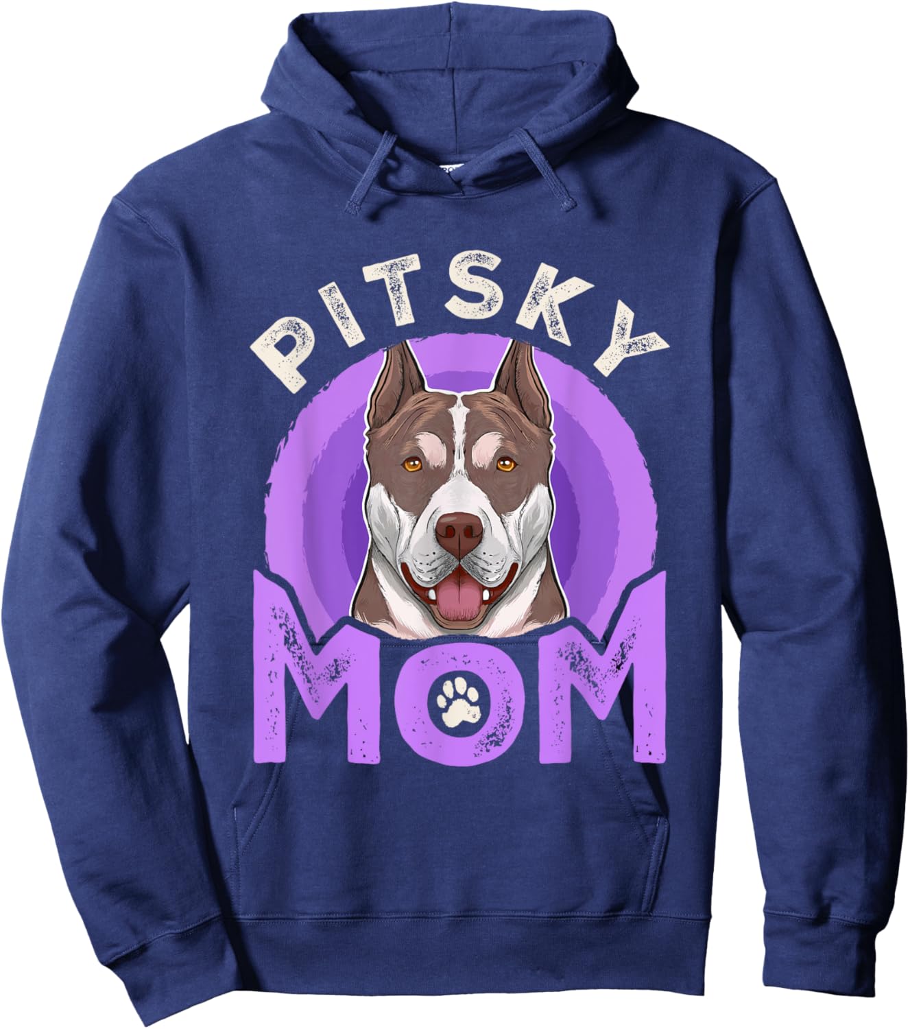 Pitsky Mom Mother's Day Hoodie - Hoodie | Navy