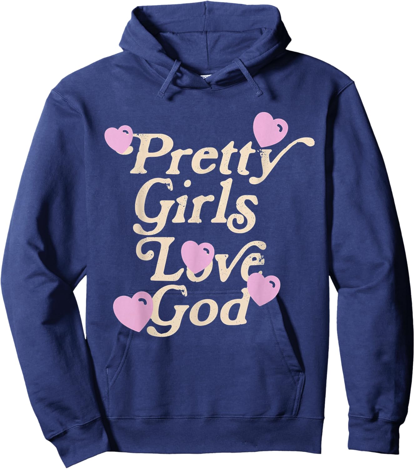 Pretty Girls Love God Hoodie - Hoodie | Navy