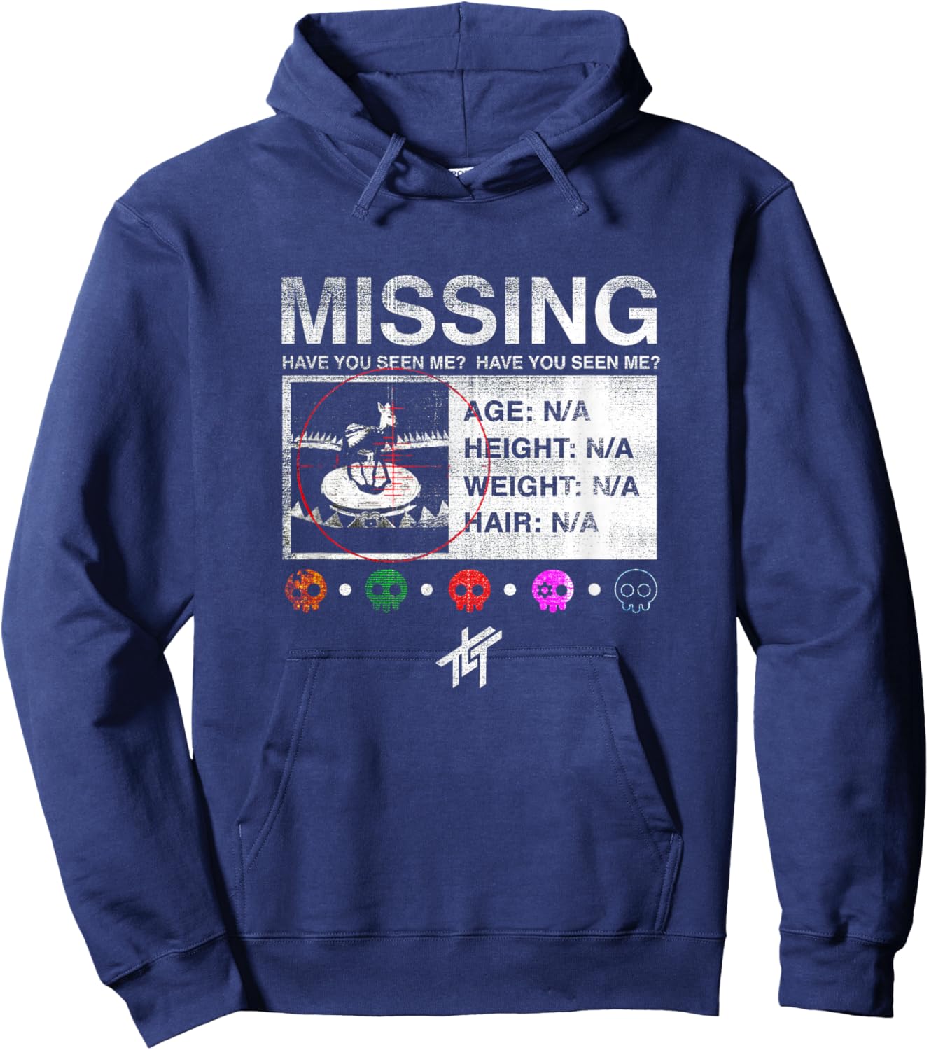 The Living Tombstone Missing Hoodie - Hoodie | Navy