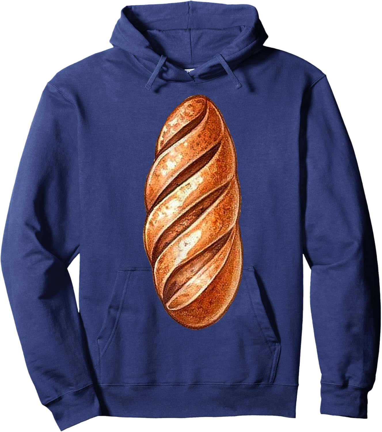 Baguette Costume Halloween Fancy Bread Cosplay Food Costume Hoodie - Hoodie | Navy