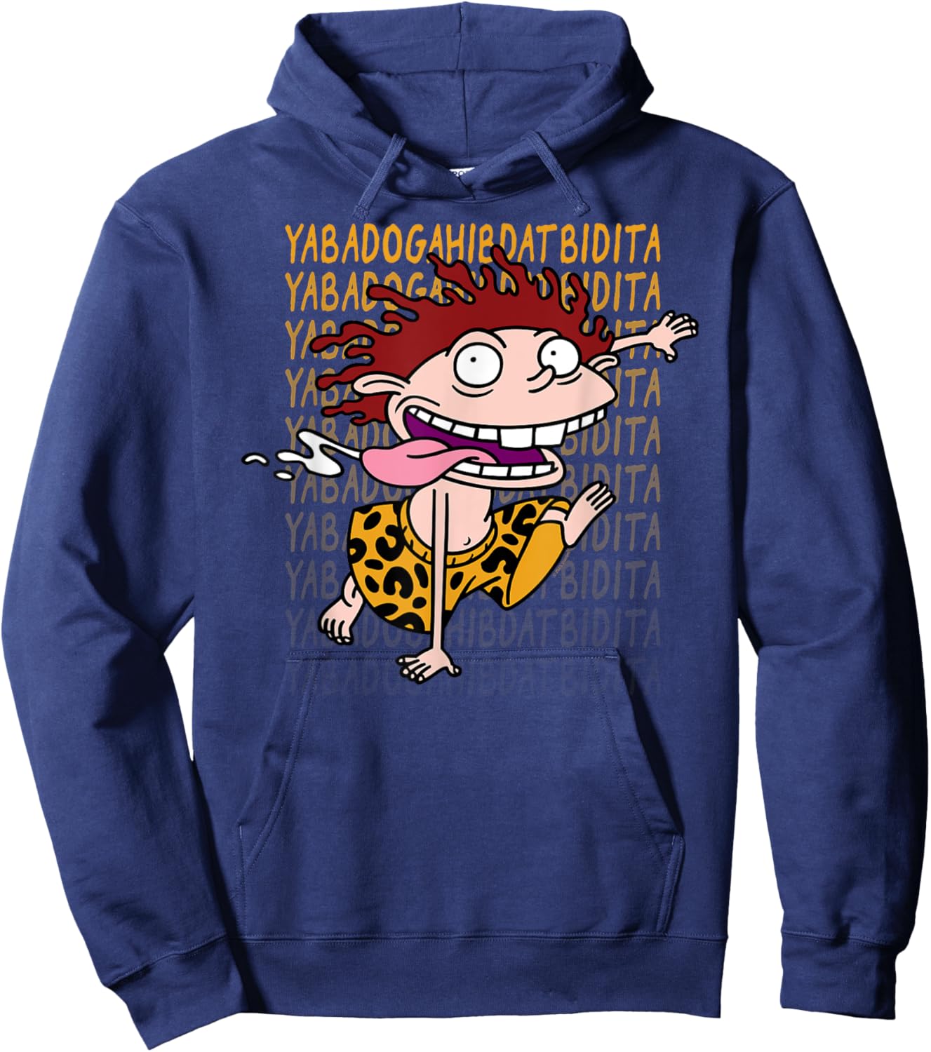 Wild Thornberry's Donnie Gibberish Funny Cartoon Hoodie - Hoodie | Navy