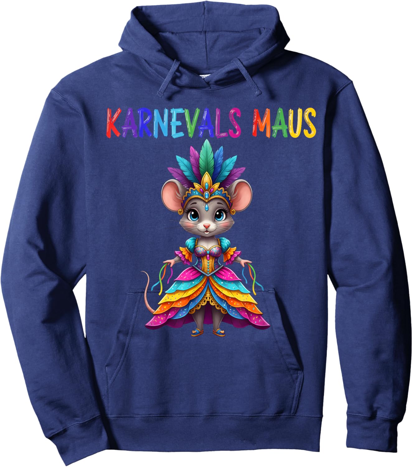 Carnival Mouse Costume for Fancy Dress and Carnival Hoodie - Hoodie | Navy