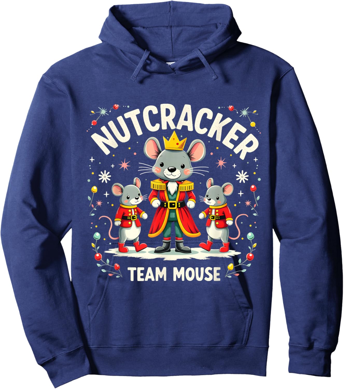 Nutcracker Team Mouse Christmas Ballet Gift Merry Christmas Hoodie - Hoodie | Navy