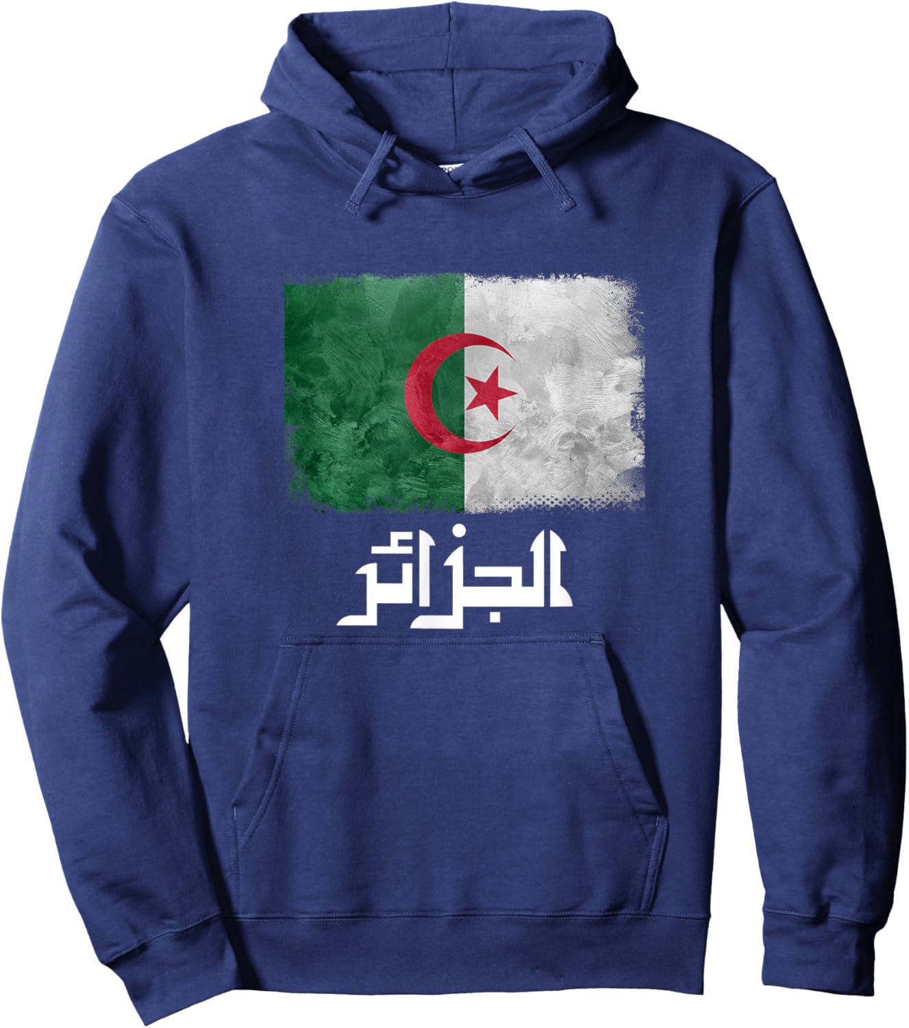 Algeria Flag DZ Proud Algerian Football team Soccer Hoodie - Hoodie | Navy