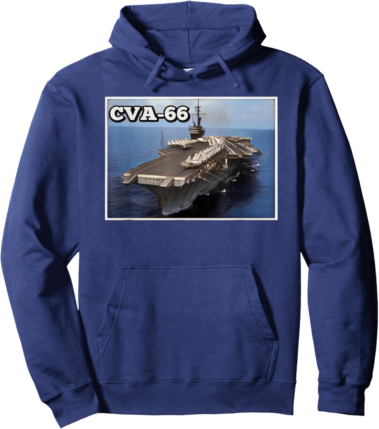 Aircraft Carrier USS America CVA-66 Father's Day Grandpa Dad Hoodie - Hoodie | Navy