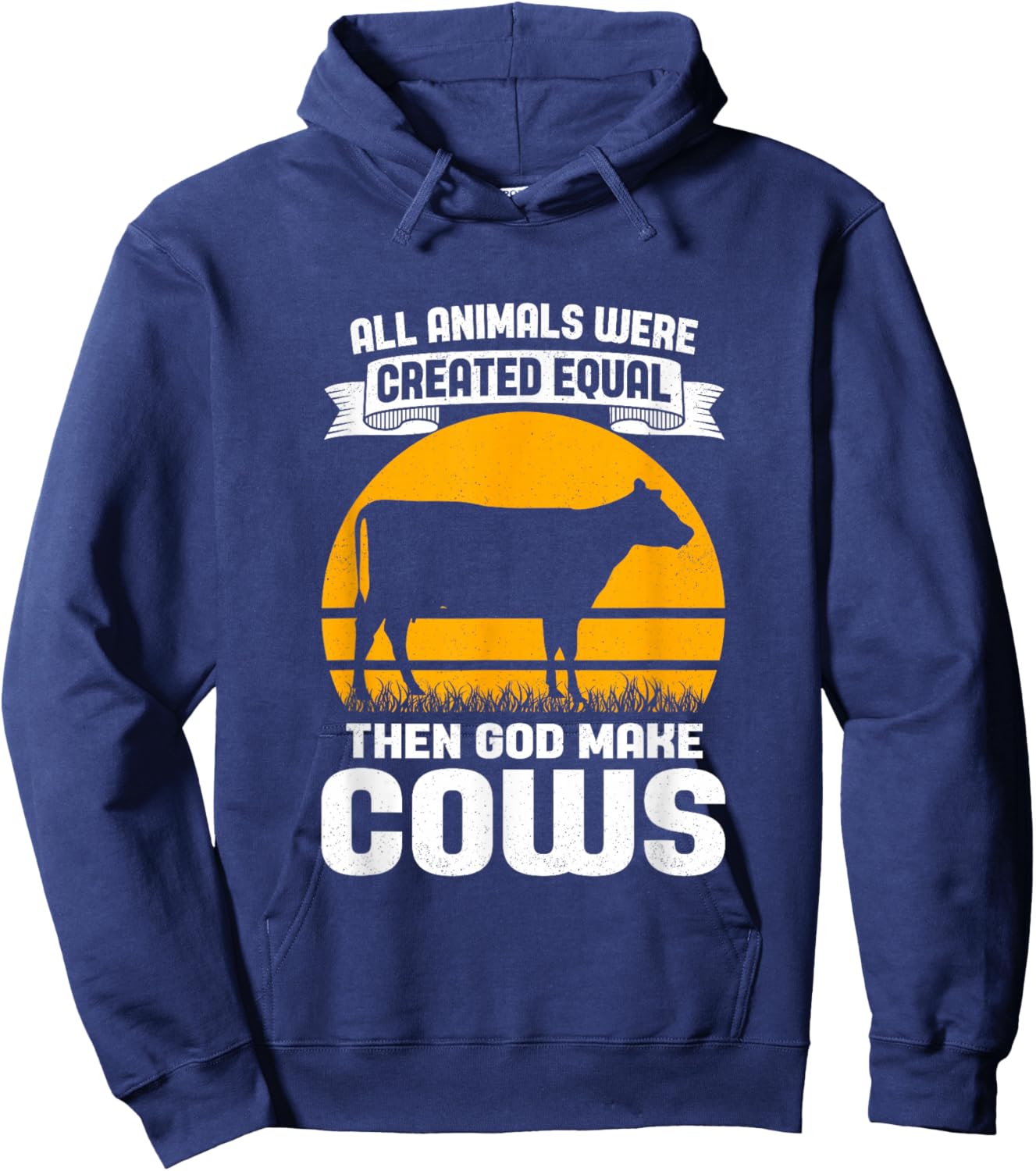 Funny Cow Lover Quote Farmer Men Women Boys Girls Cows Hoodie - Hoodie | Navy