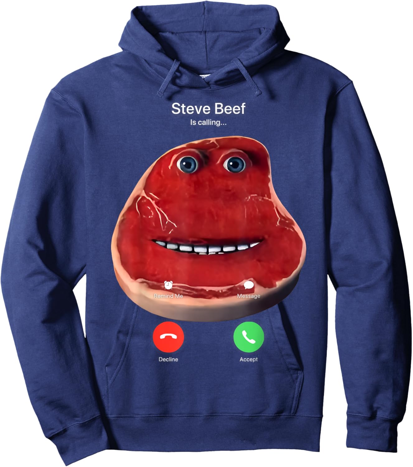 Steve Beef is Calling Hoodie - Hoodie | Navy
