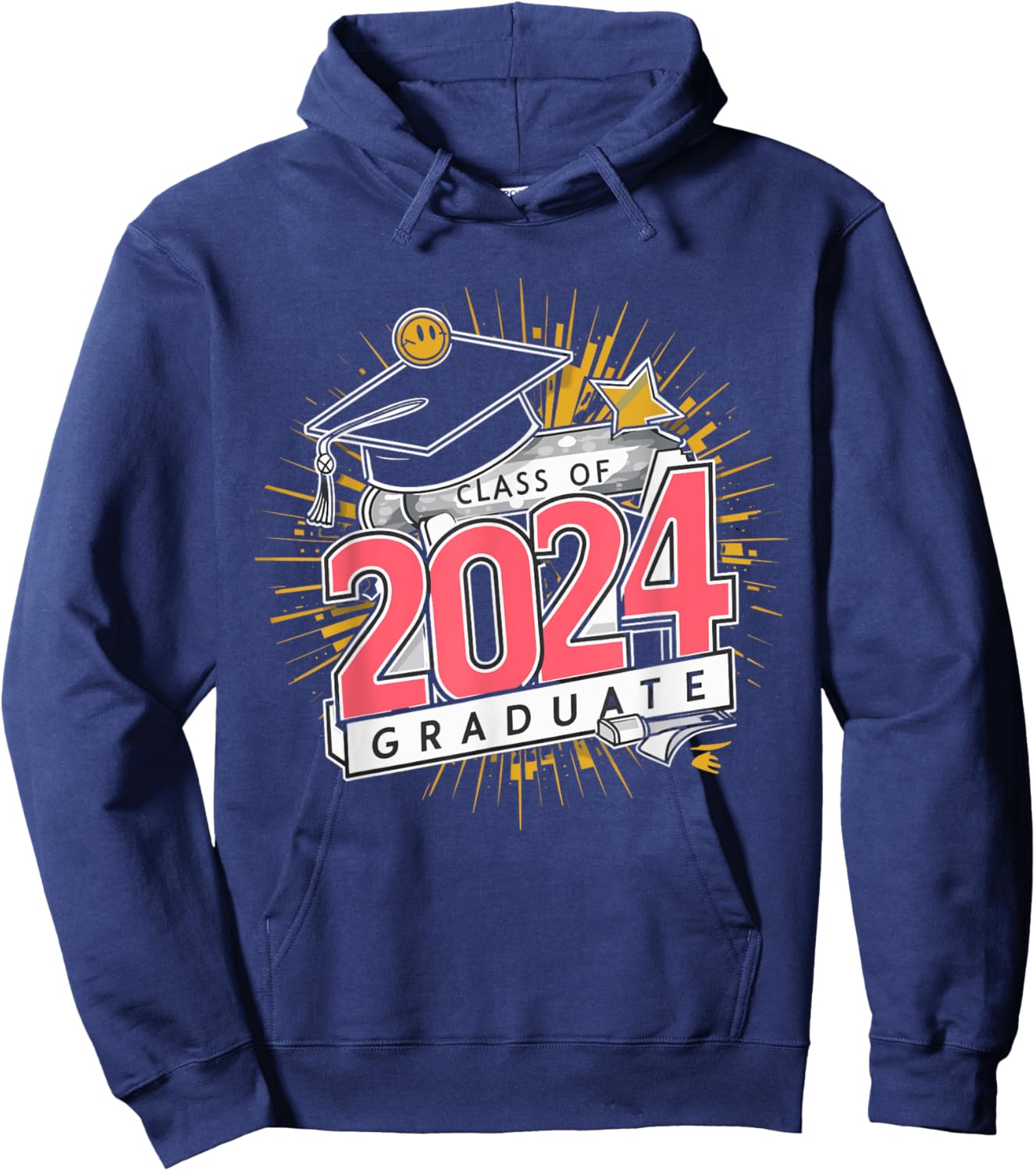 Done Class Of 2024 Graduation Graduate Men Women Kids Hoodie - Hoodie | Navy