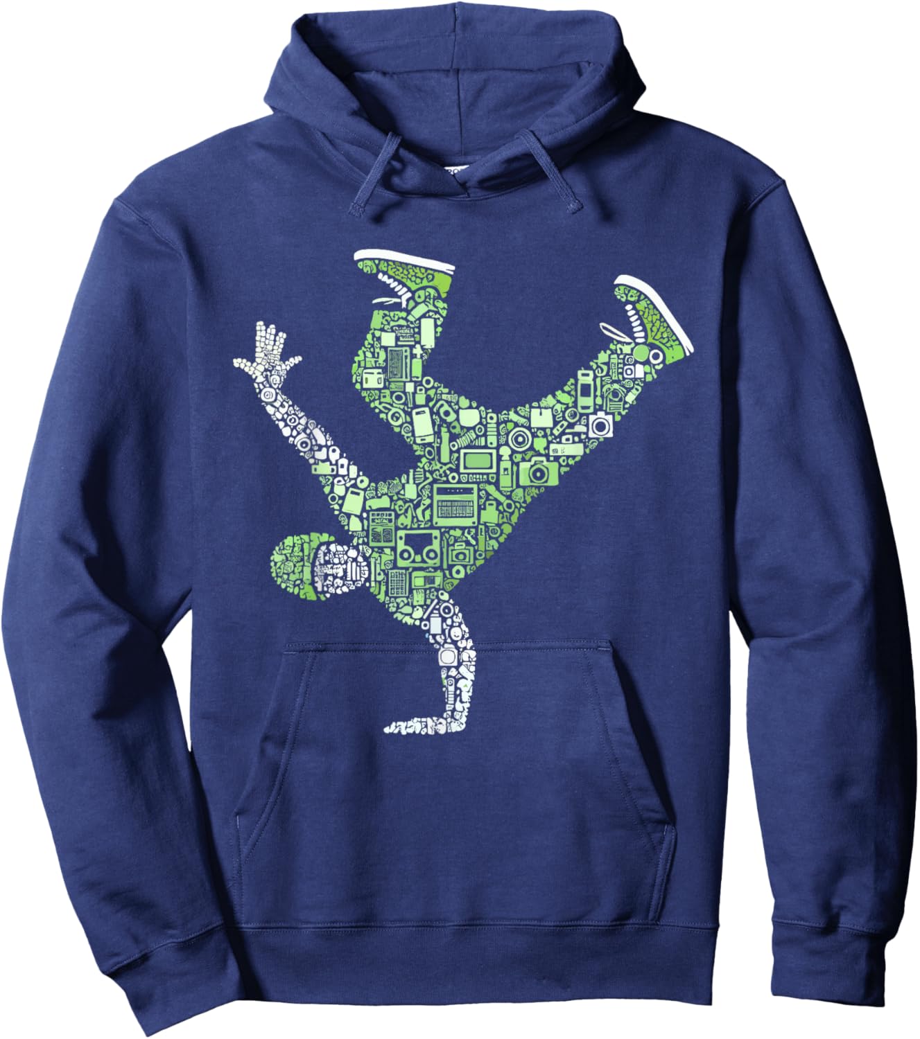 Breakdance Breakdancer, Kids, Boy, Girl, Teen | Breakdancing Hoodie - Hoodie | Navy