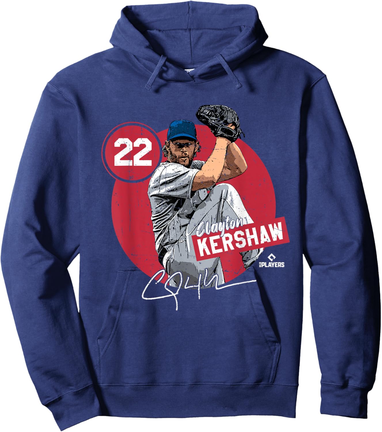 Clayton Kershaw | Los Angeles MLB Player League | MLBKER4041 Hoodie - Hoodie | Navy