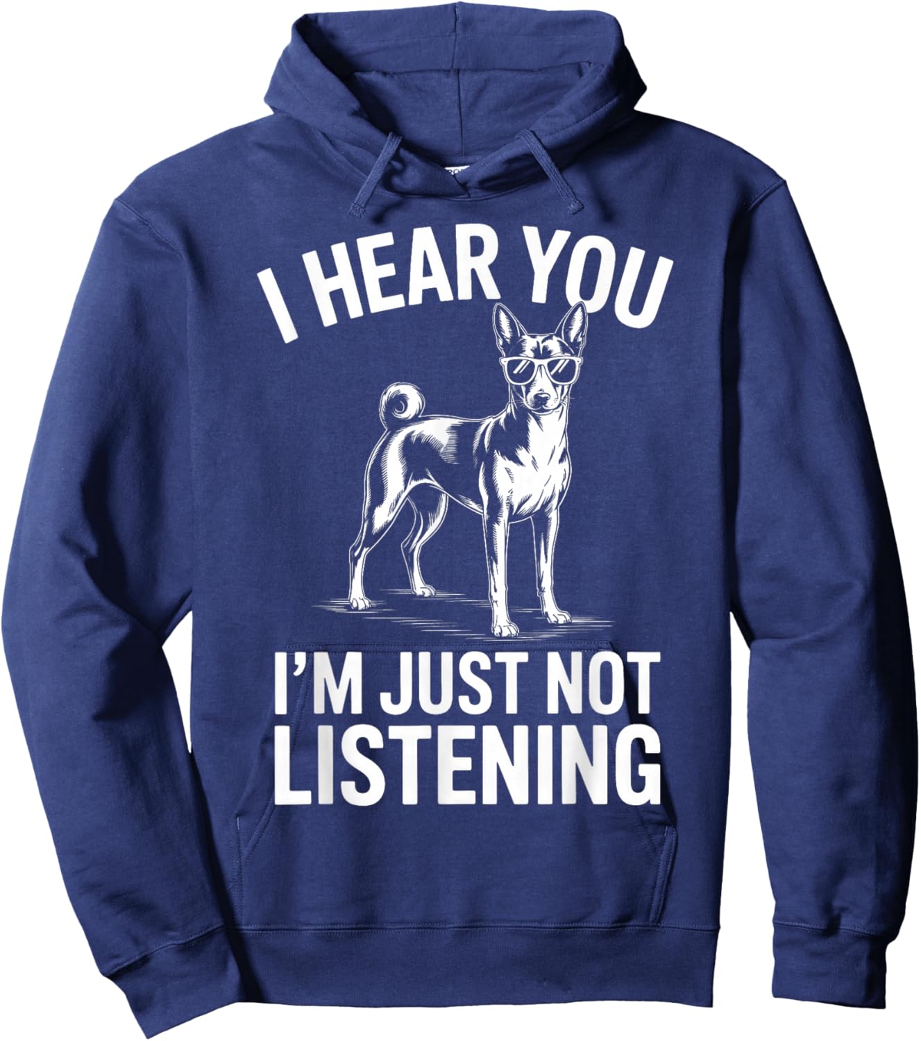 Basenji Funny Basenji Hoodie - Hoodie | Navy