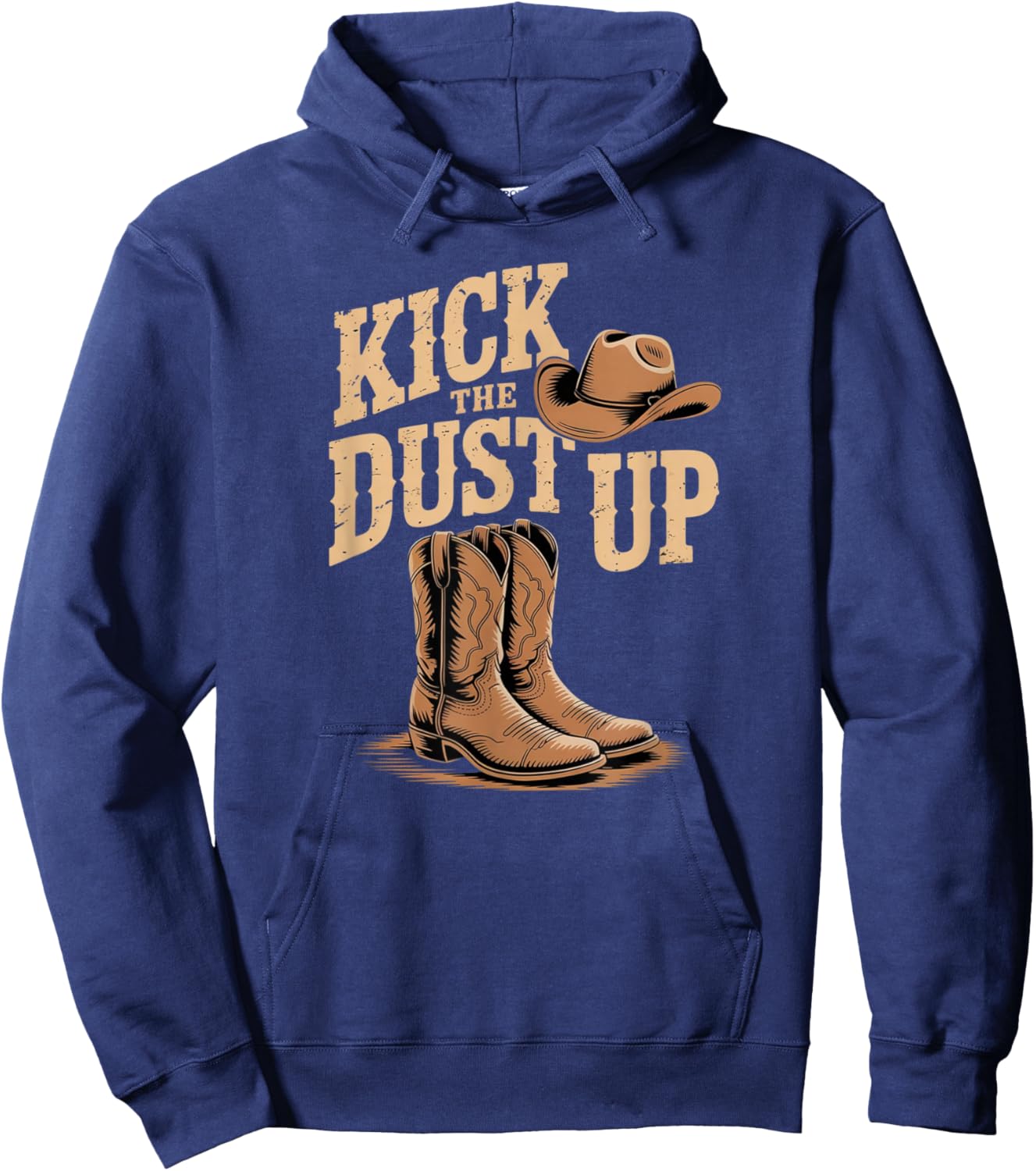 Kick The Dust Up Hoodie - Hoodie | Navy