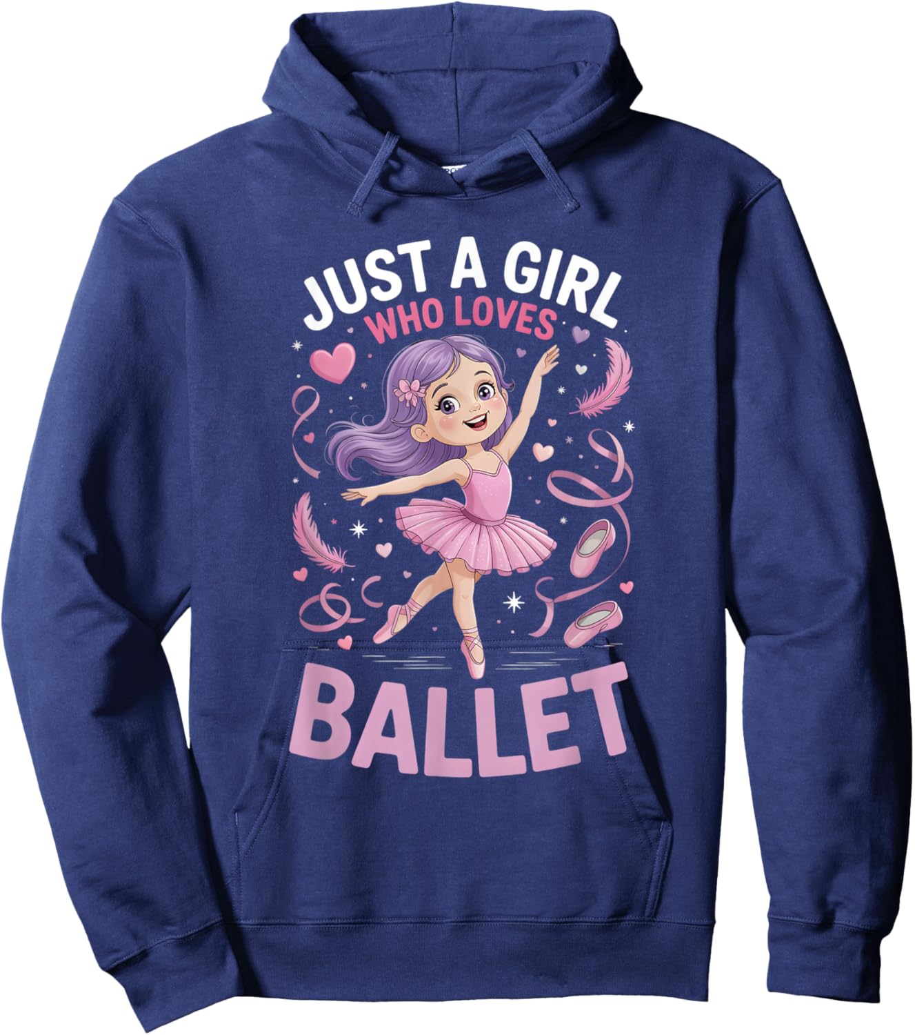 Girls Ballet Hoodie - Hoodie | Navy