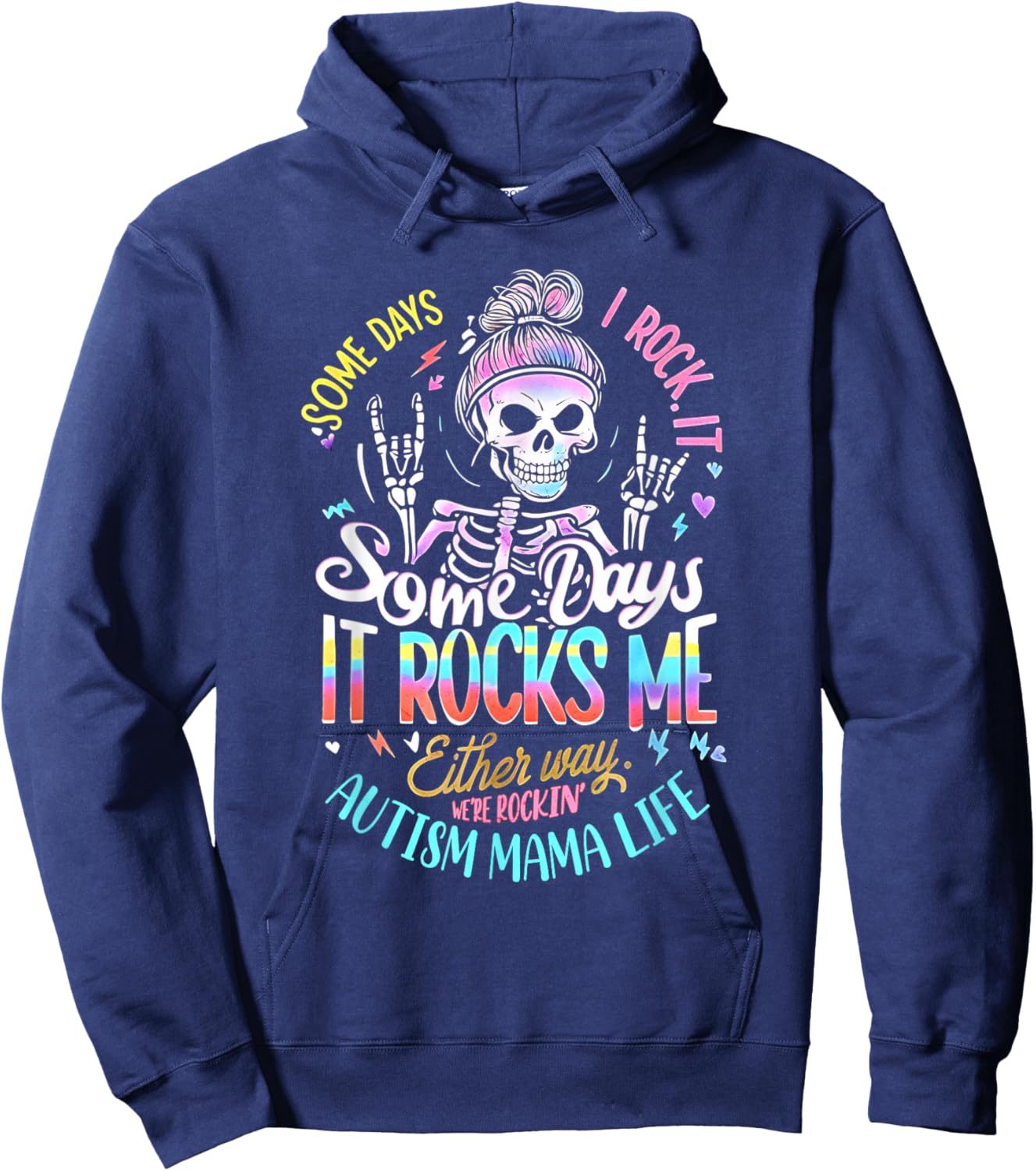 It Rock Me Hoodie - Hoodie | Navy