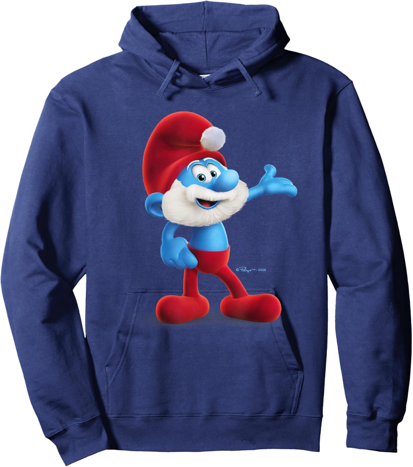 The Smurfs - Papa Smurf Character Hoodie - Hoodie | Navy