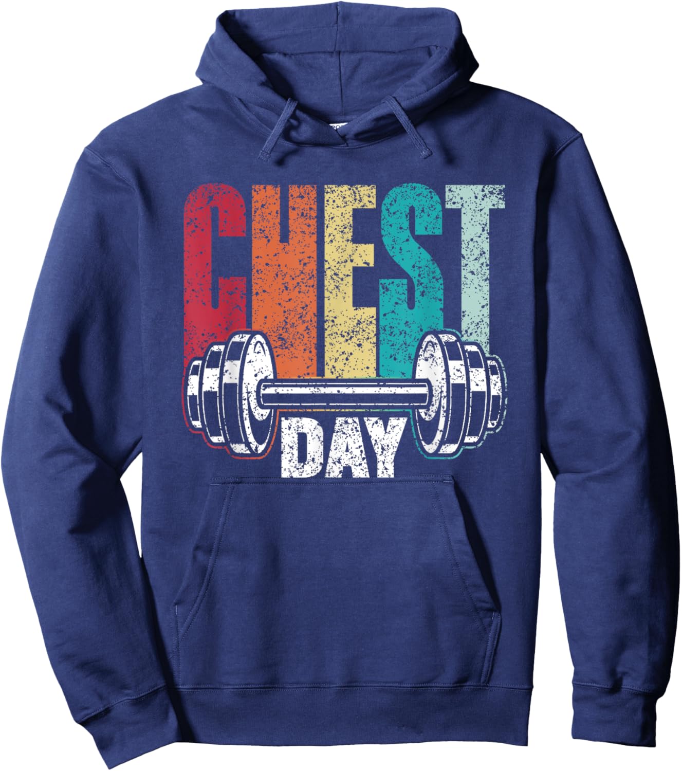 Chest Day Workout Weightlifting Gym Bodybuilding Chest Day Hoodie - Hoodie | Navy