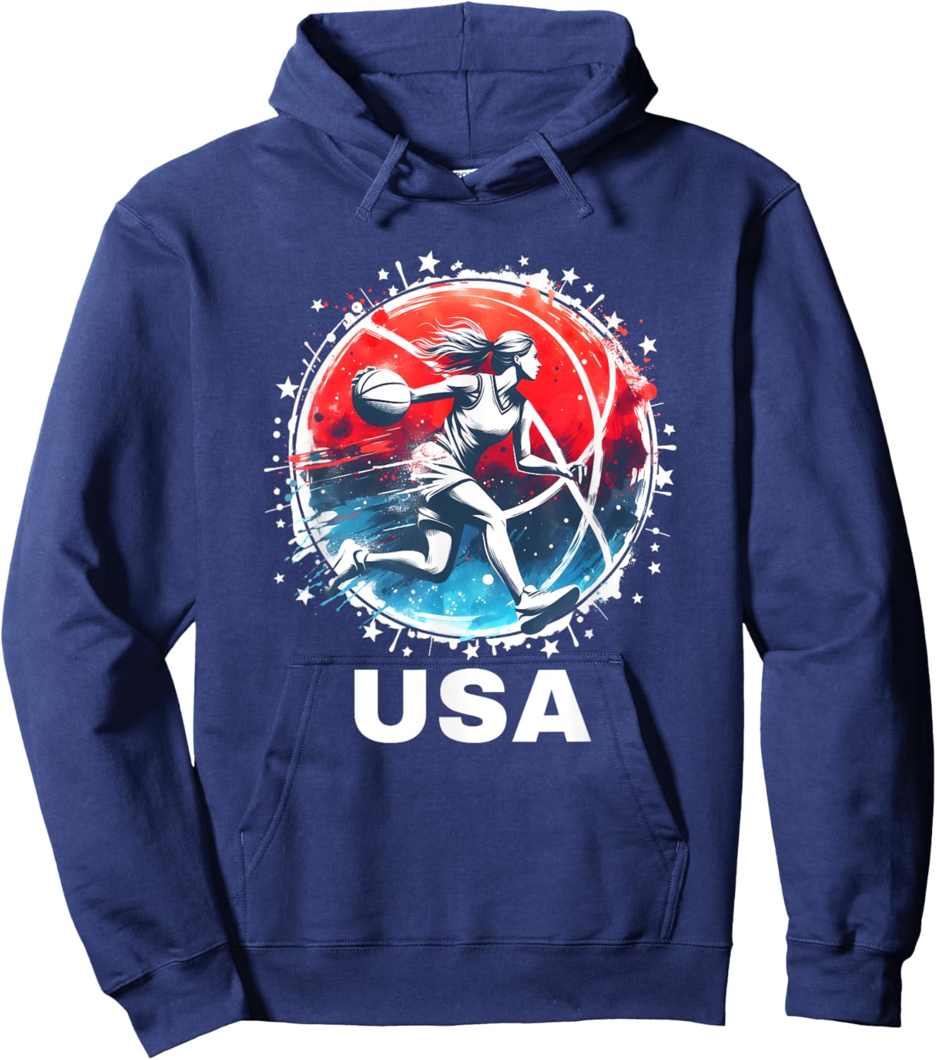 Basketball Team Basketball Apparel USA Team Hoodie - Hoodie | Navy