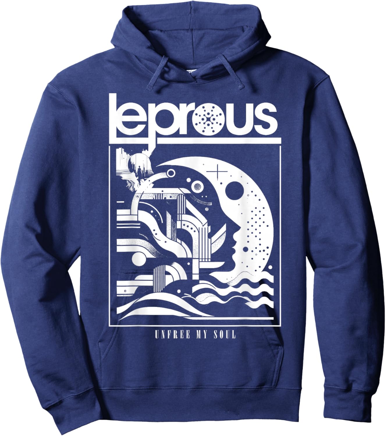 Leprous Unfree My Soul Hoodie - Hoodie | Navy