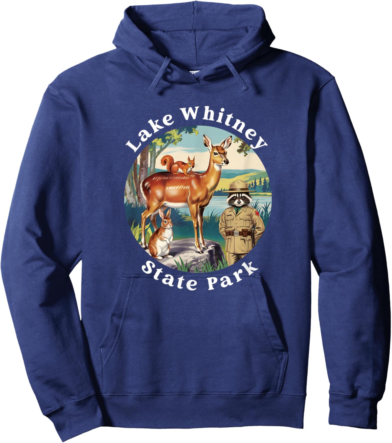 Lake Whitney State Park Texas Outdoors Vacation Souvenir Hoodie - Hoodie | Navy