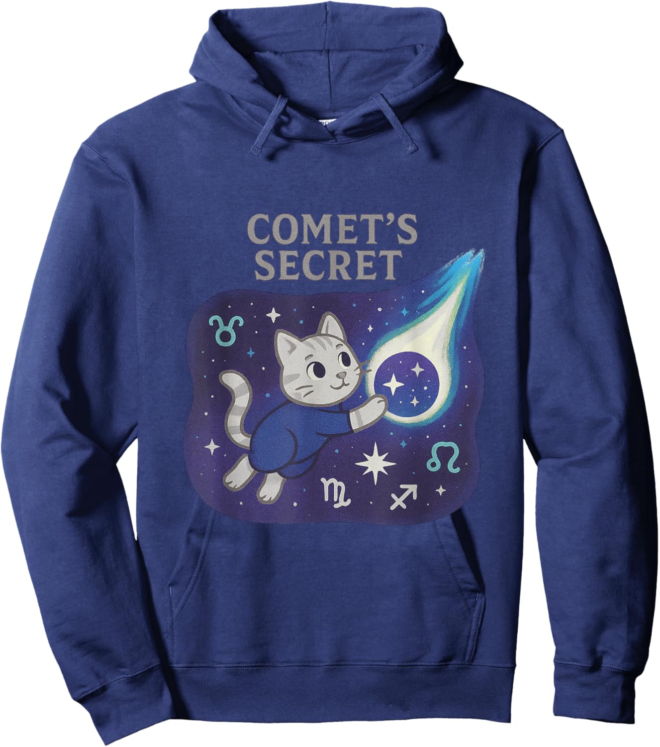 Zodiac Cat Hoodie - Hoodie | Navy