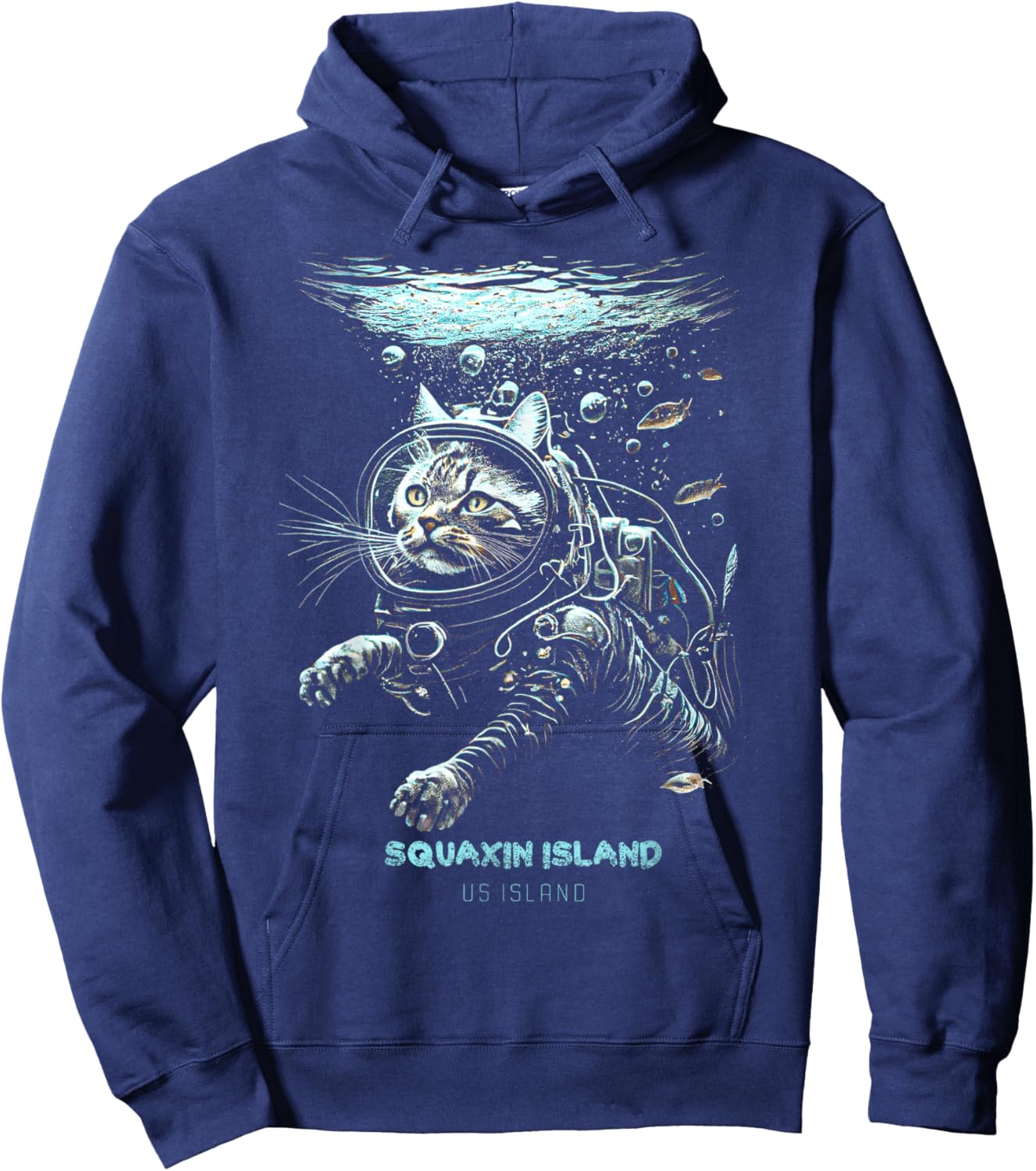 Squaxin Island US Island Hoodie - Hoodie | Navy
